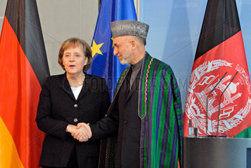 Merkel und Karsai