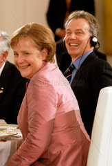 Merkel + Blair