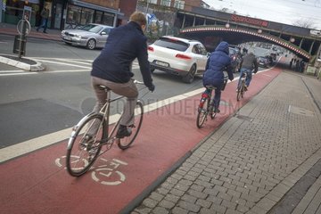 Fahrradfahrer in Muenster