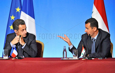 Sarkozy + Al-Assad