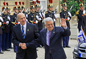 Olmert + Abbas
