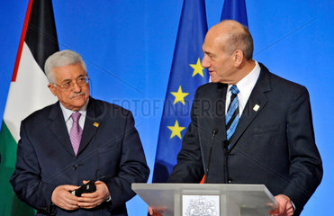 Abbas + Olmert