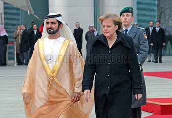 Rashid al-Maktoum + Merkel