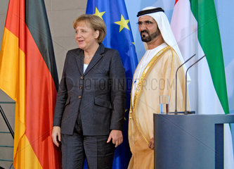 Merkel + Mohammed bin Rashid al-Maktoum