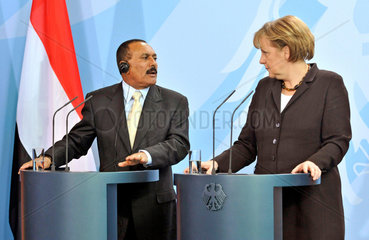 Saleh + Merkel