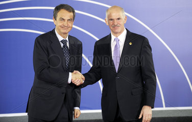 Zapatero + Papandreou