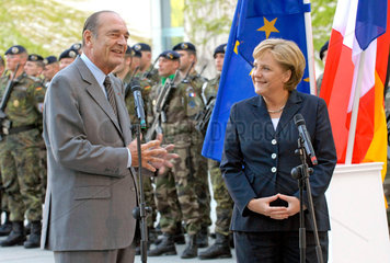 Chirac + Merkel