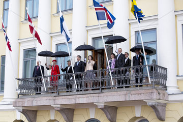 FINLAND-HELSINKI-CENTENARY 0F INDEPENDENCE-NORDIC HEADS OF STATE
