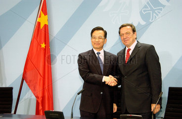 Wen Jiabao + Gerhard Schroeder