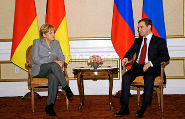 Merkel + Medwedew