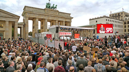 SPD-Wahlkampfabschlusskundgebung