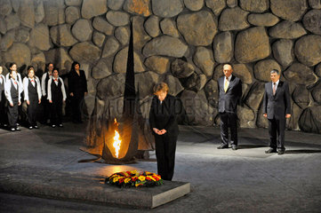Merkel + Olmert + Shalev