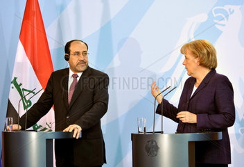 Al-Maliki + Merkel