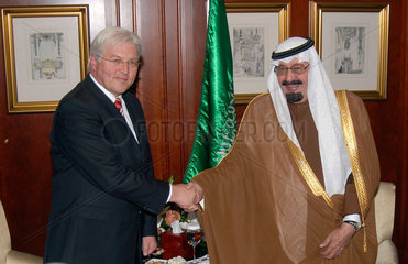 Steinmeier + Abdallah Bin Abdulaziz Al Saud