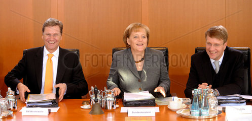 Westerwelle + Merkel + Pofalla
