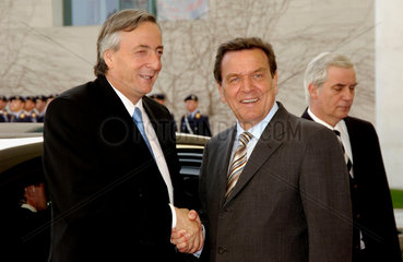 Nestor Carlos Kirchner  Gerhard Schroeder