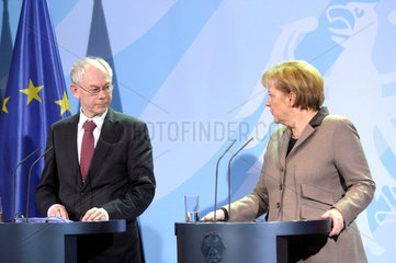 Van Rompuy + Merkel