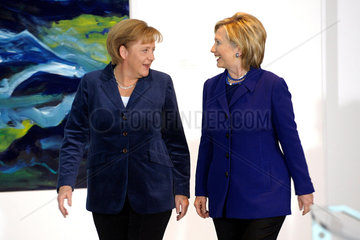 Merkel + Clinton