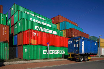 Container  Industriehaefen Bremen