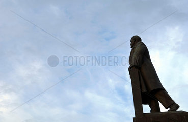 Lenin memorial in Minsk  Belarus