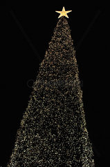 Beleuchteter Weihnachtsbaum
