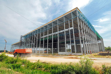 Neubau einer Industriehalle