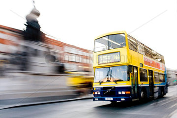 Doppeldeckerbus in Dublin  Irland
