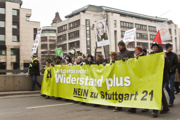Demonstration gegen STUTTGART 21