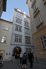 Domgasse mit Blick auf Mozarthaus