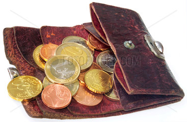 Portemonnaie  Kleingeld  Euro