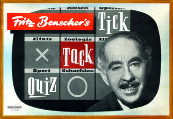 Fritz Benscher's Tick-Tack-Quiz  Fernsehquiz  1960
