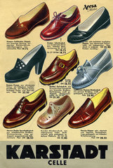 Karstadt Postwurfsendung  Sonderangebot Schuhe  1953