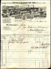 historische Rechnung 1915