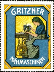 Naehmaschinen-Werbung 1913