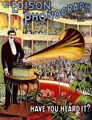Edison Phonograph  um 1900