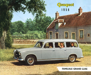 Peugeot Werbung 1958