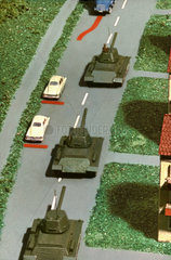 Panzerkolonne  Fahrschulausbildung DDR  um 1961