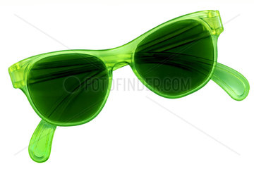 alte gruene Sonnenbrille