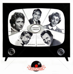 Plattenstars im Deutschen Fernsehen  um 1957