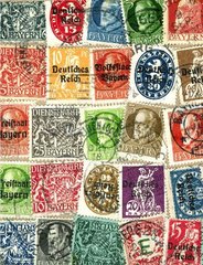 bayerische Briefmarken  1912 - 1920