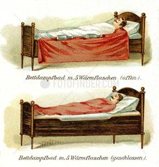 Bettdampfbad 1900