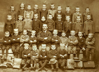 altes Klassenfoto  um 1894