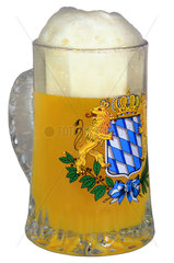 Glas Bier  bayerisches Bier