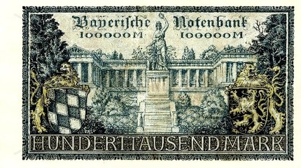 Inflation Bayern 1923