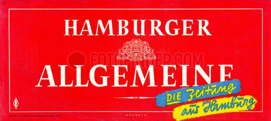 Hamburger Allgemeine  Zeitungstitel  um 1946