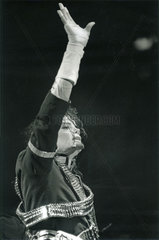 Michael Jackson auf der Buehne  Olympiastadion Muenchen  1992