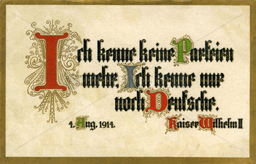 Zitat Kaiser Wilhelm II