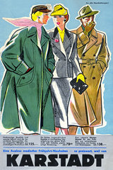 Karstadt Prospekt  Mode  1953