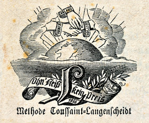 Langenscheidt Verlag Logo  1884