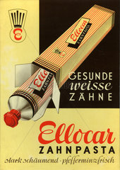 Zahnpasta-Werbung 1950